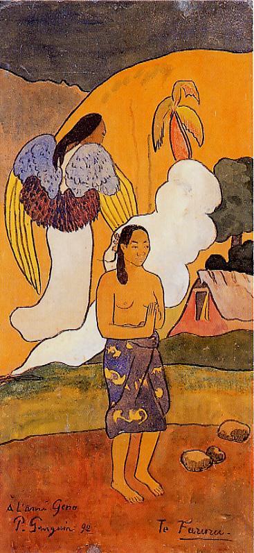 aka The Encounter - Paul Gauguin Painting